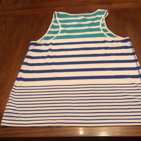 Liz Claiborne Striped Tank Size Large - Picture 4 of 9